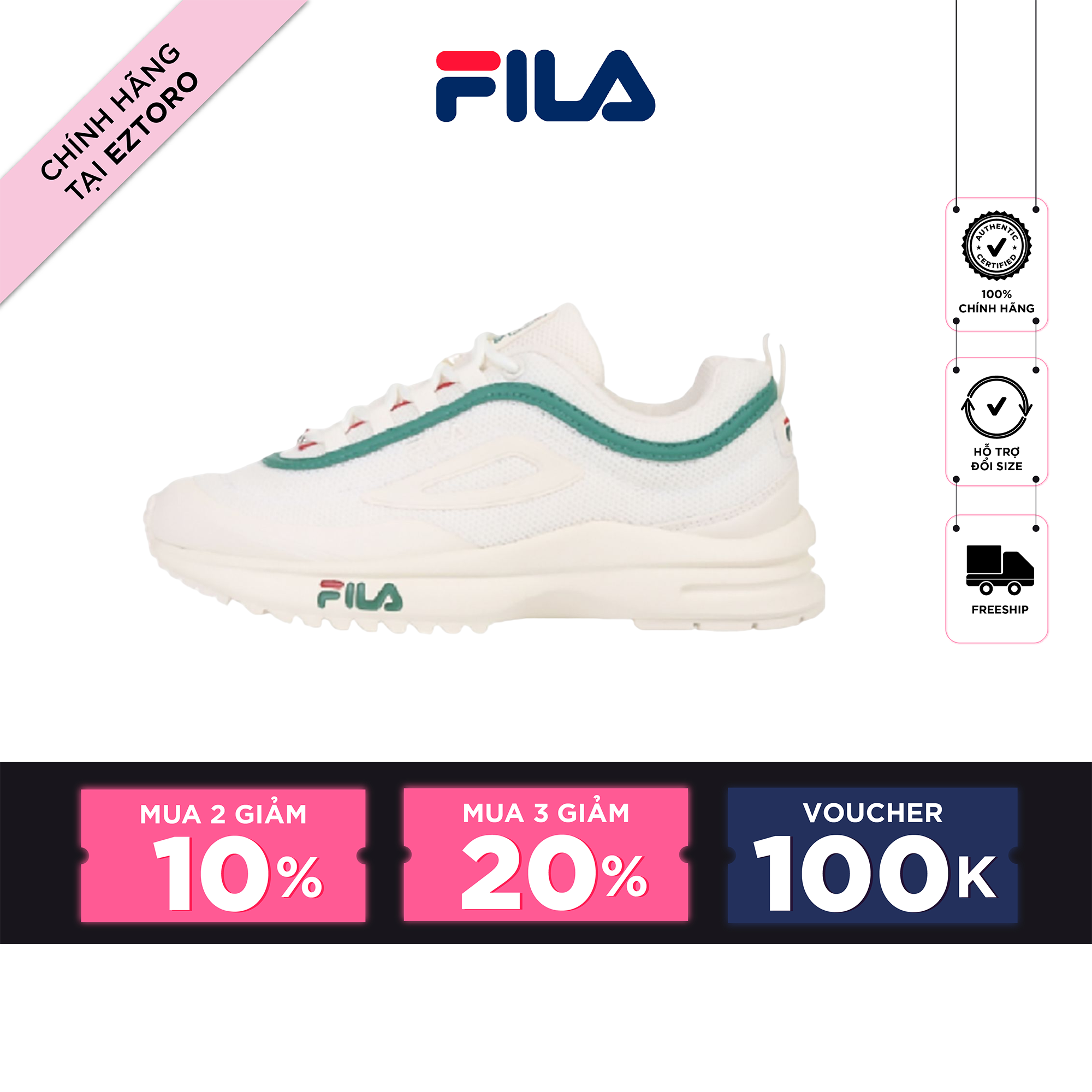Giày thể thao Fila Disruptor Trainer - Giày sneaker cho nam, nữ, unisex