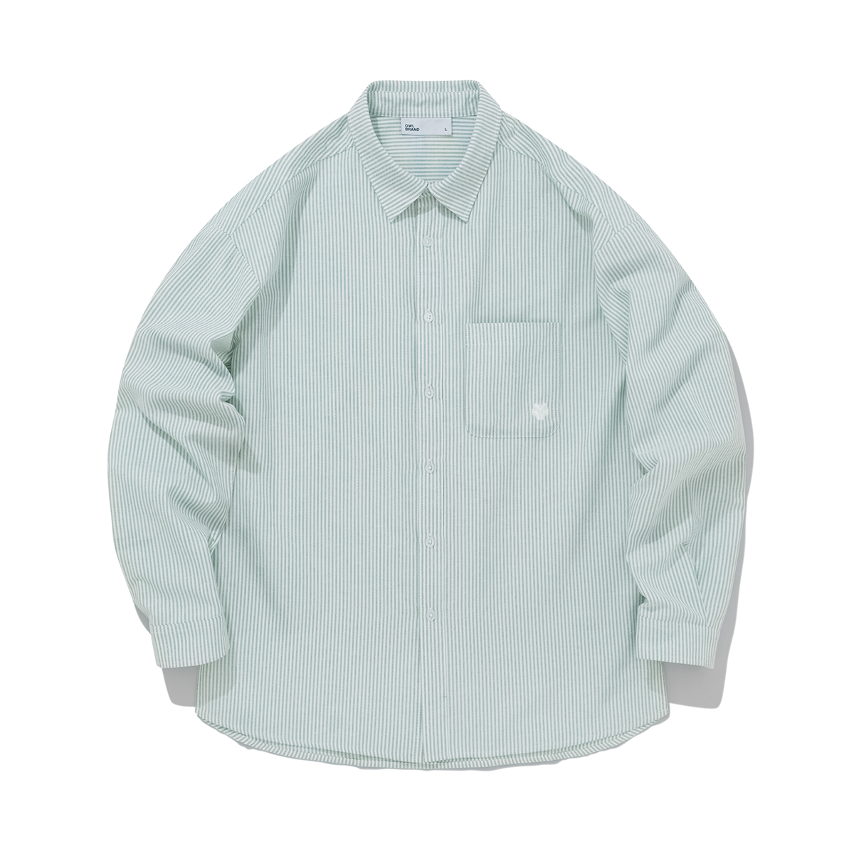 Áo sơ mi Owlbrand Oxford 2.0/Sọc xanh lá