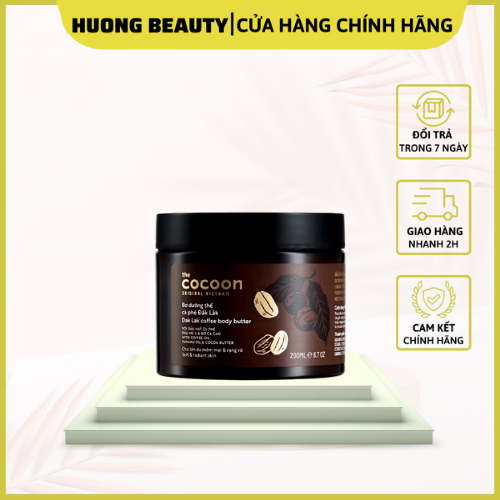 Bơ dưỡng thể cà phê Đắk Lắk Cocoon cho da mềm mịn & rạng rỡ