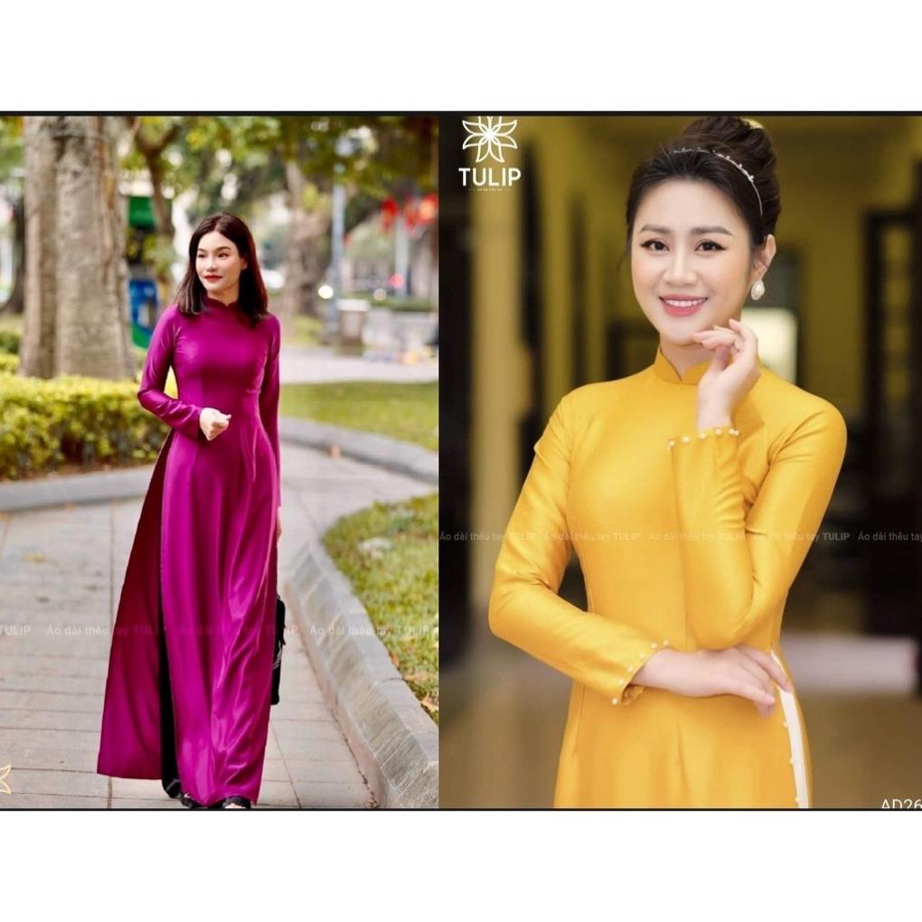Áo Dài Màu Tím Cẩm Giá Tốt T08/2023 | Mua Tại Lazada.Vn