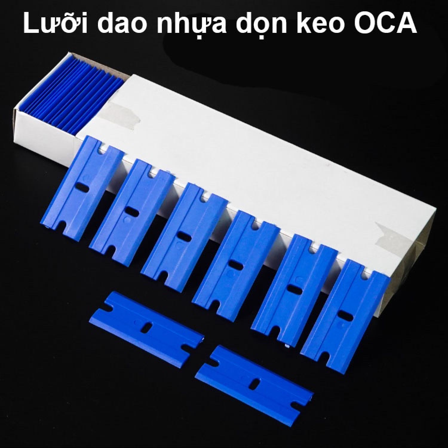 Set 10 lưỡi dao nhựa cạo keo giá rẻ