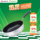 Chảo inox chống dính đáy từ Kangaroo KG2IF24
