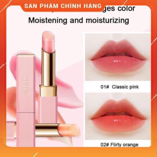 Son dưỡng môi có màu HOJO Hồng- Hàng pik Store Thái Lan