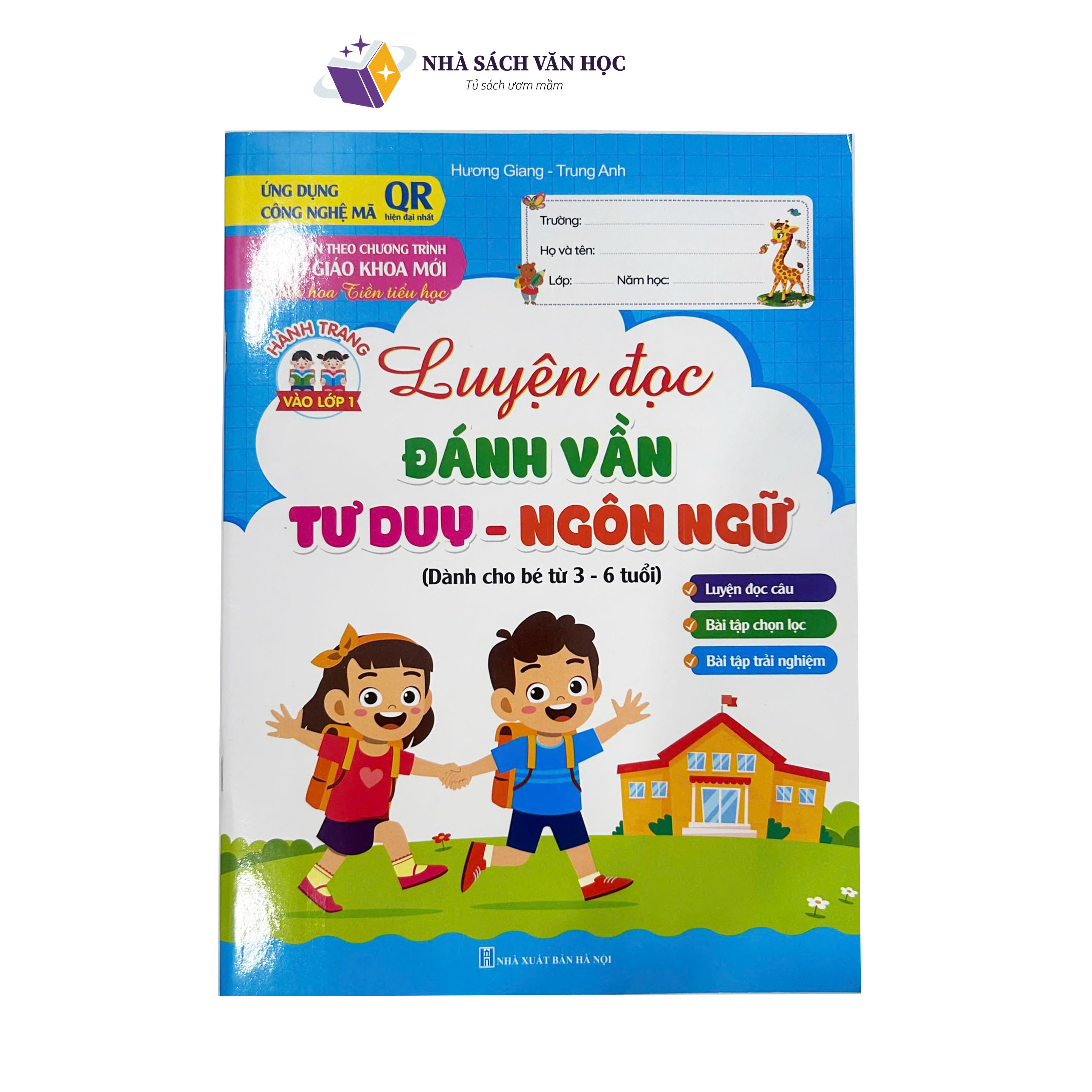 Sách - Luyện Đọc Đánh Vần Tư Duy Ngôn Ngữ - Dành Cho Bé 3-6 Tuổi - Biên Soạn Theo CTSGK Mới - Tinh Hoa Tiền Tiếu Học