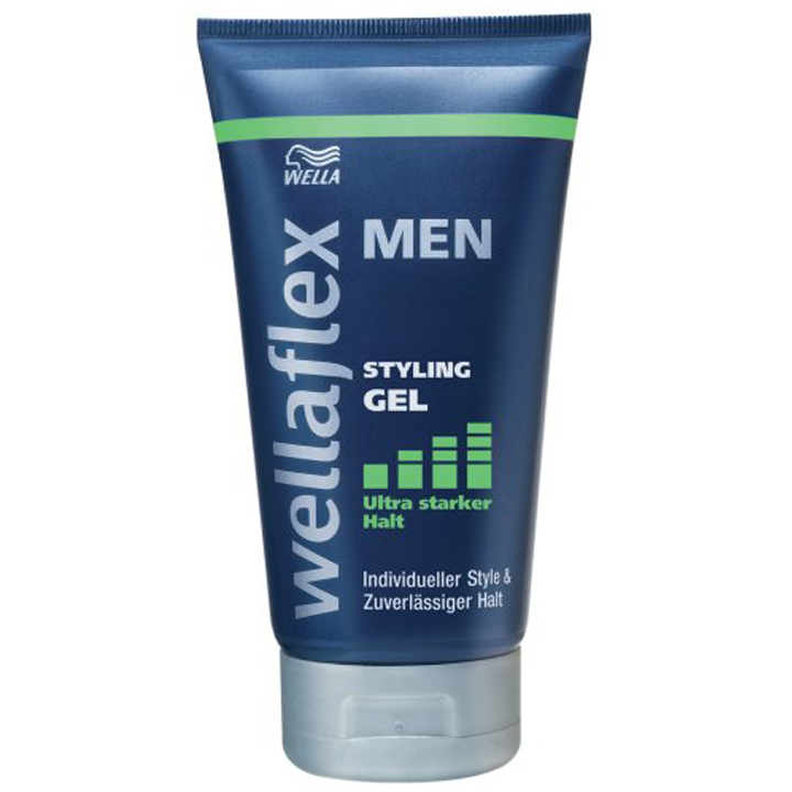 Gel Vuốt Tóc Wellaflex Men Ultra starker Halt, 150 ml