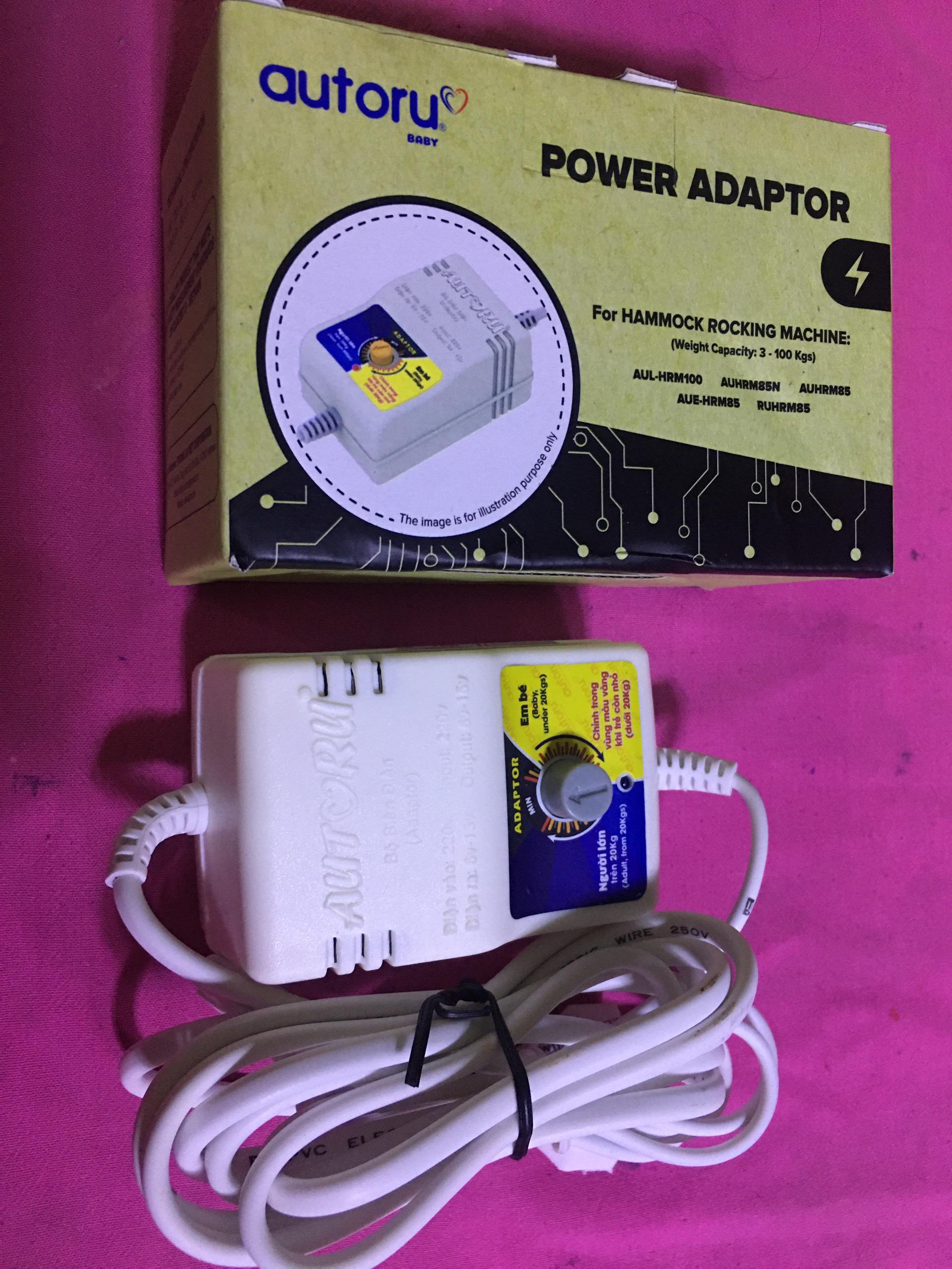 Bộ đổi nguồn đưa võng điện tự động Autoru chính hãng, bảo hành 12 tháng