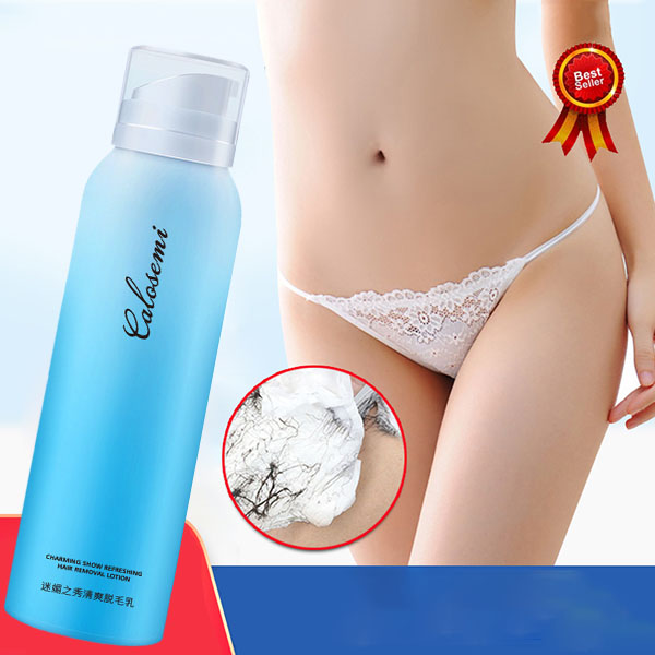 Xịt tẩy lông dành cho nữ 150ml Xịt tẩy lông không đau Mousse Kem tẩy lông Bắp tay Nách Vùng kín Kem tẩy