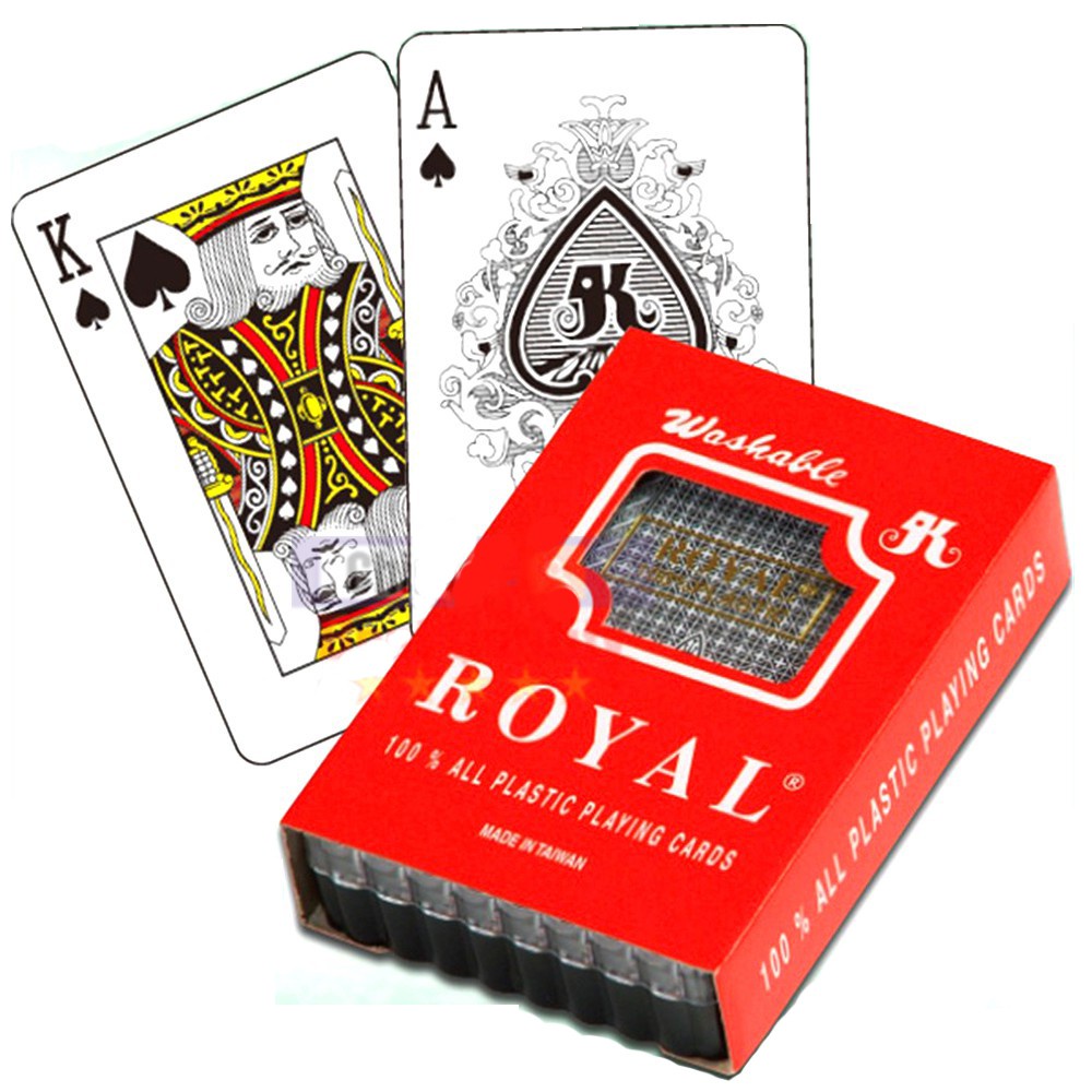 Bộ bài tây chất liệu nhựa royal made in taiwan 100% plastic - bài tây