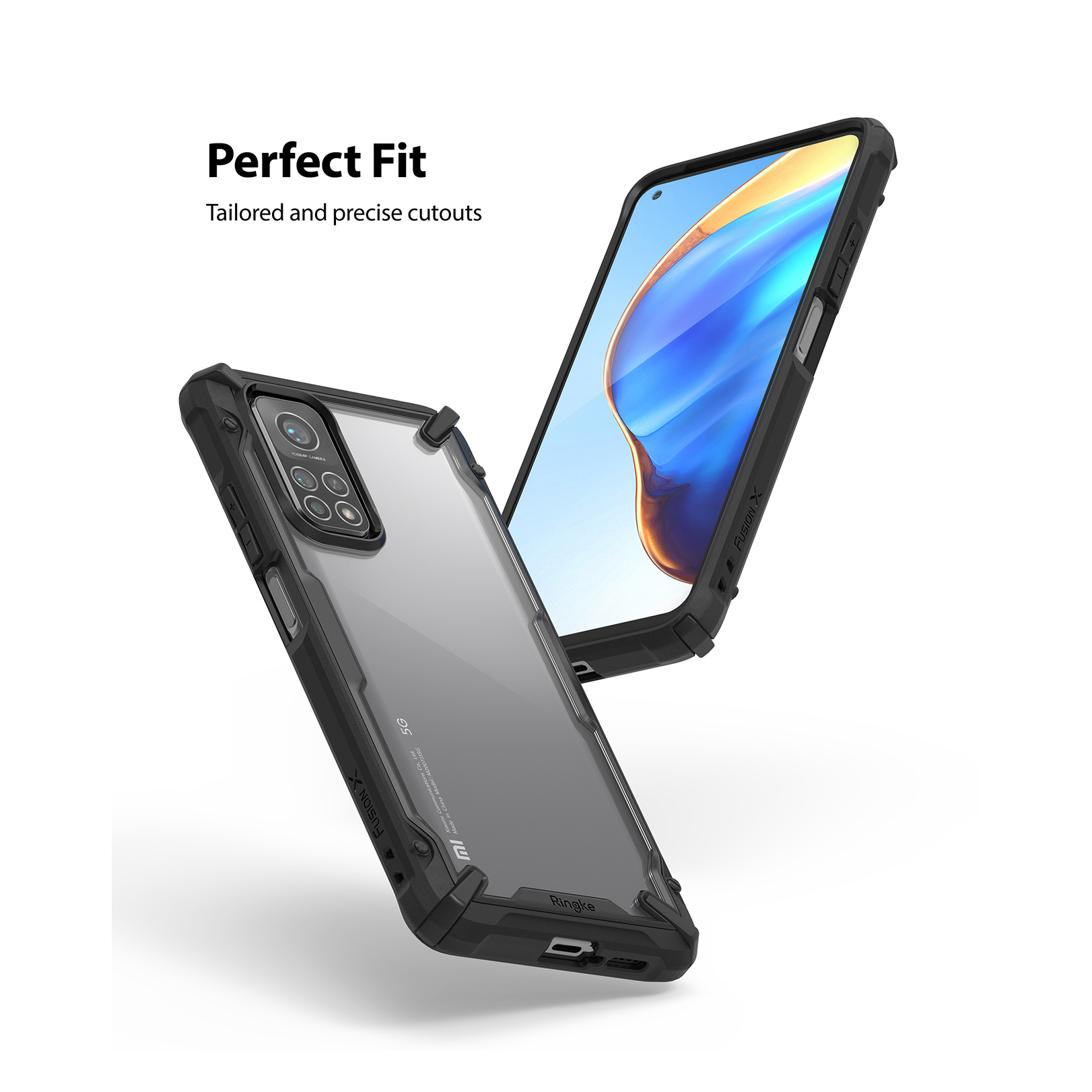 Ốp lưng Xiaomi Mi 10T Pro chống sốc Ringke Fusion X chính hãng