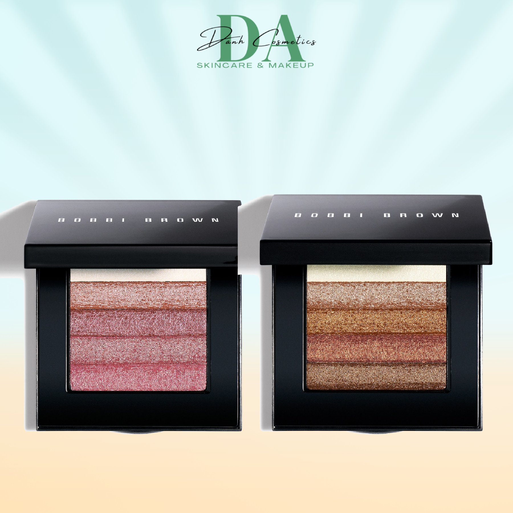 Phấn highlight cho mắt và má hồng đa năng bobbi brown shimmer brick 10.3g