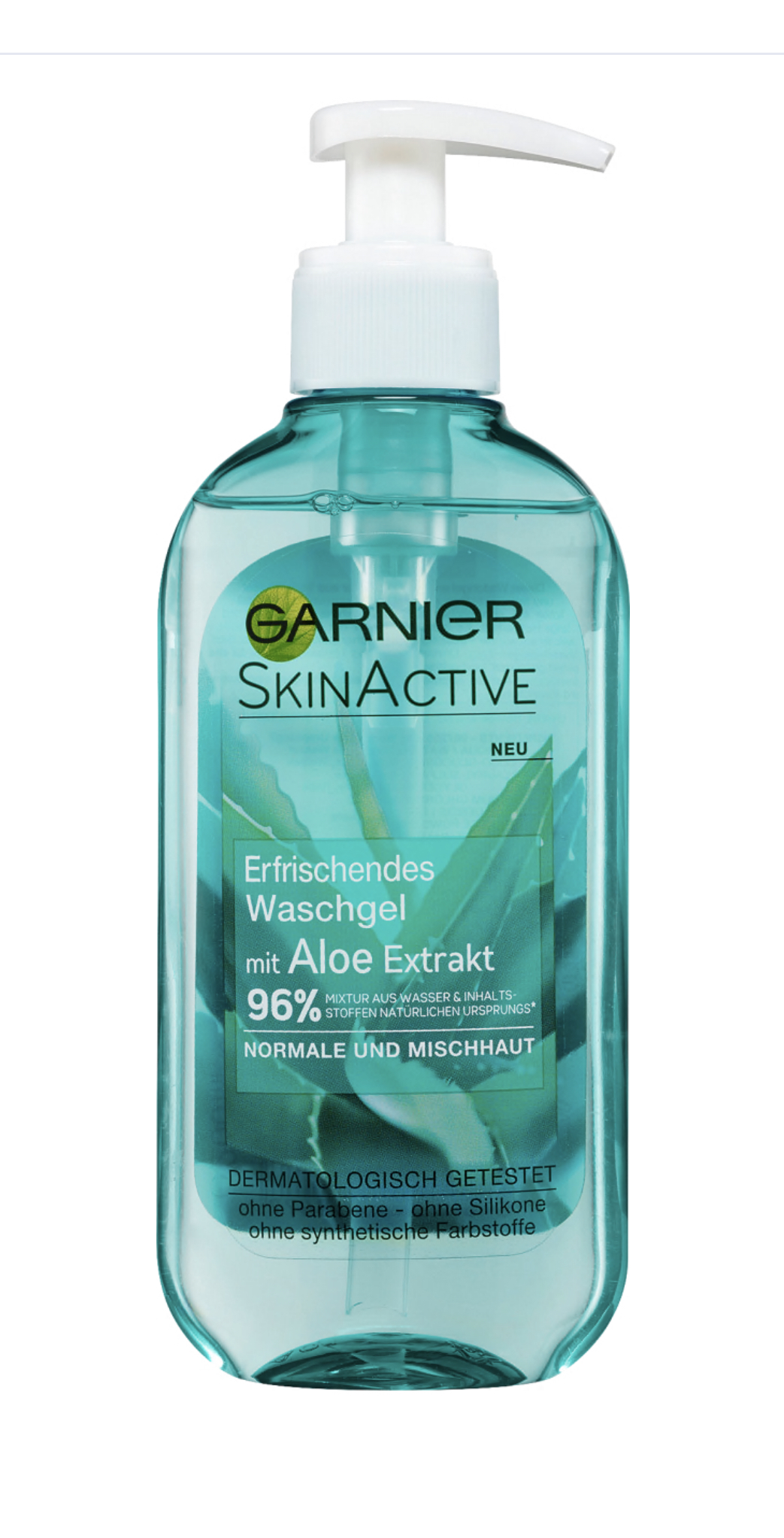 Sữa rửa mặt dưỡng ẩm nha đam dạng gel Garnier Aloe 200ml