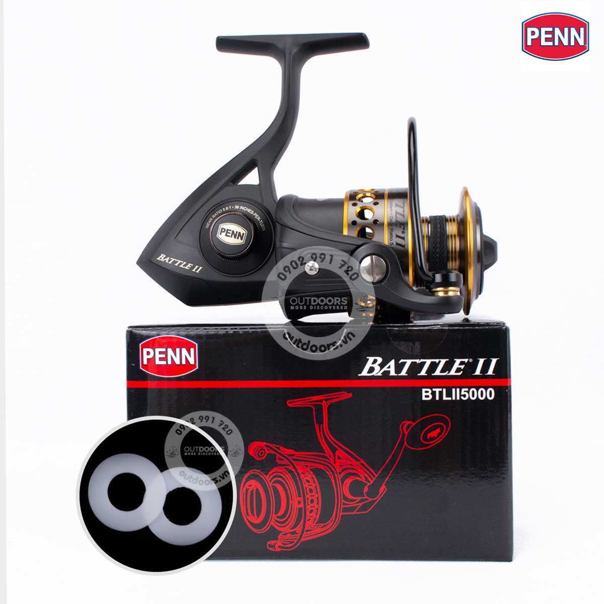[HCM]Máy đứng Penn BATTLE BTL II 1000/ 2000/ 2500/ 3000/ 4000/ 5000/ 6000/ 8000