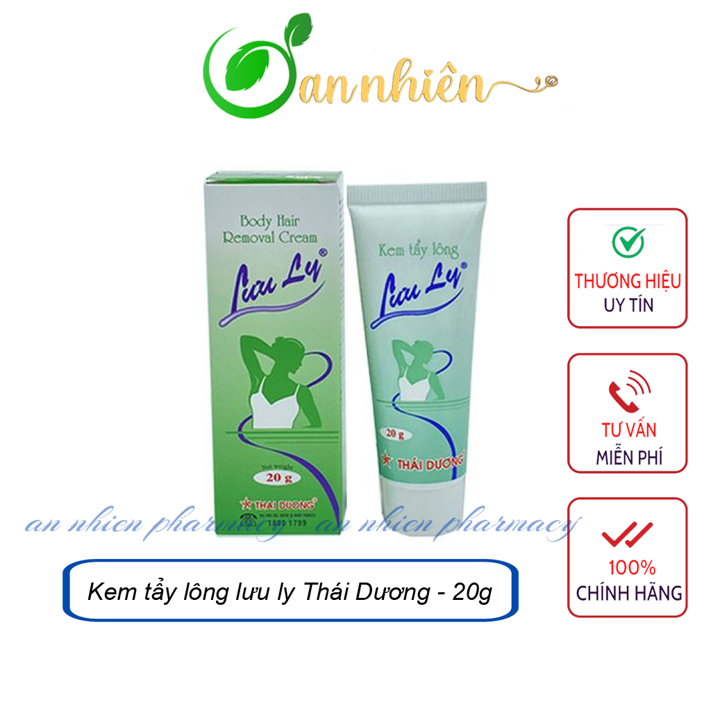 Kem tẩy lông lưu ly - thái dương