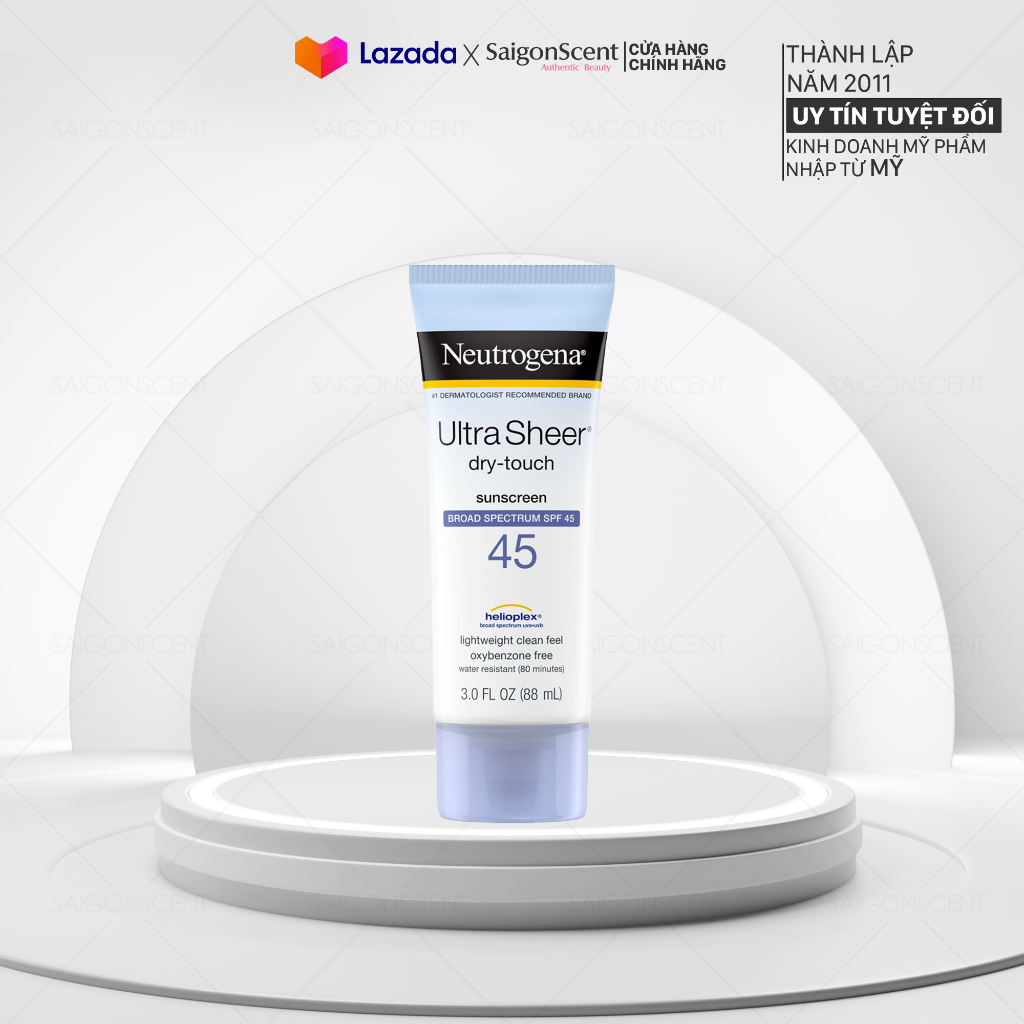 Kem chống nắng Neutrogena Ultra Sheer® Dry-Touch Sunscreen Broad Spectrum SPF 45
