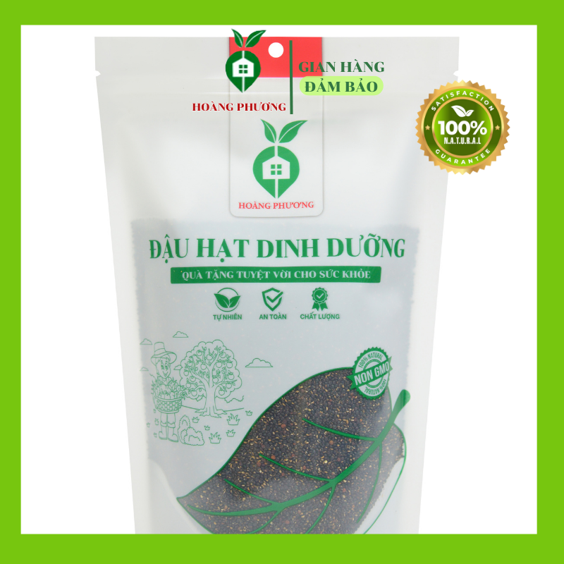 Hạt quinoa đen hữu cơ peru 500g diêm mạch hữu cơ đen