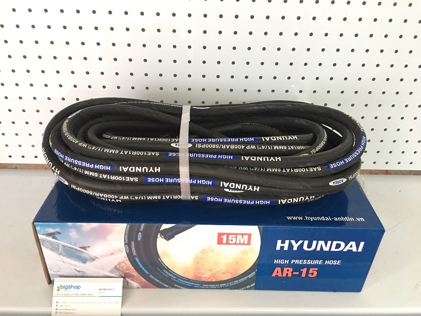 Dây xịt máy rửa xe Huyndai 15m