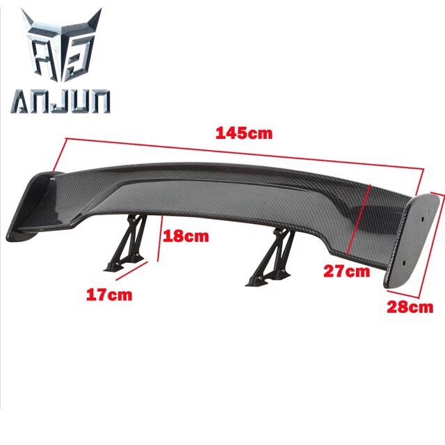 Đuôi gió thể thao ô tô các bon