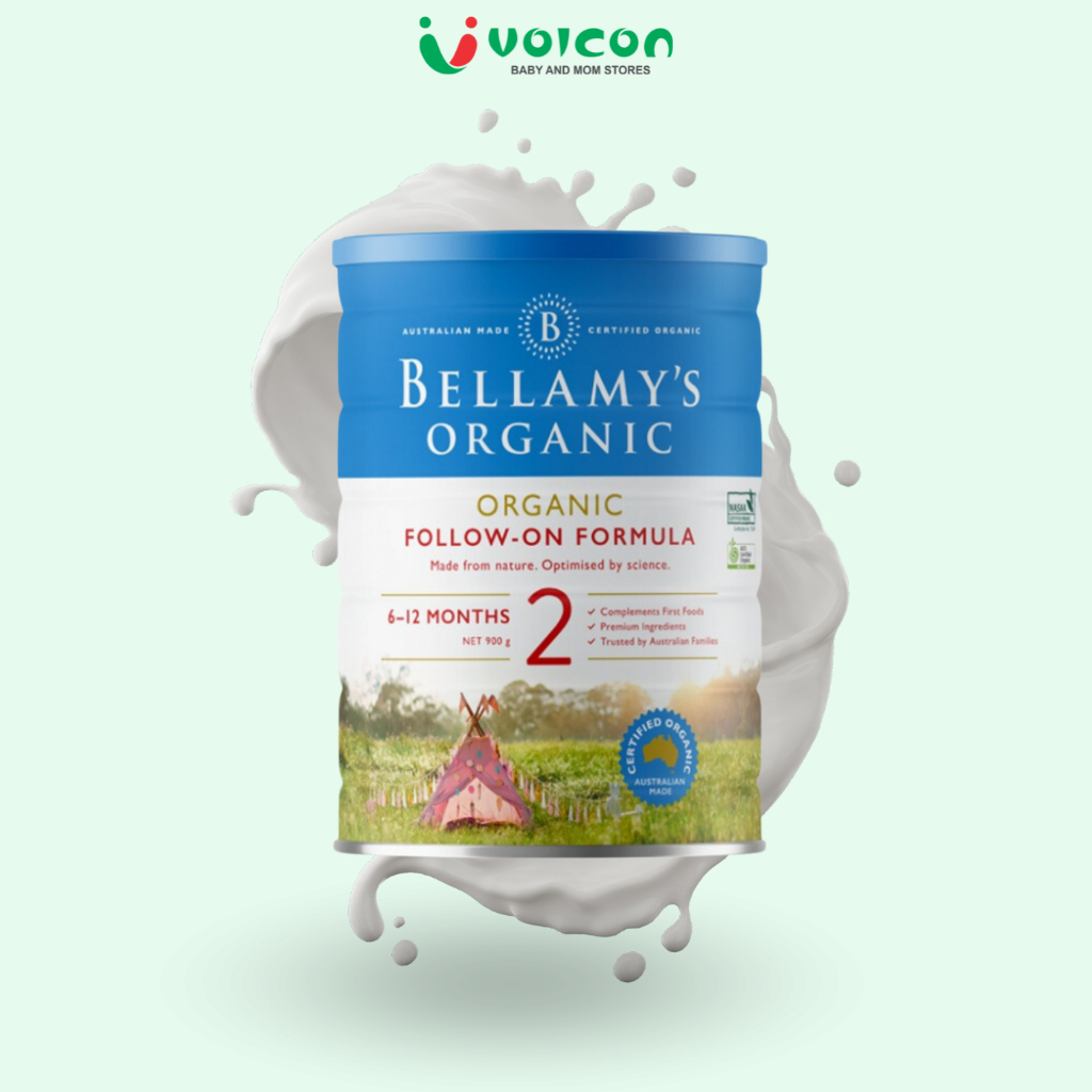 Bellamy Organic Protein A1 & A2 Formula Milk - Number 1, 2, 3, 4, Whole Milk, Organic, Genuine Imported from Australia - 3