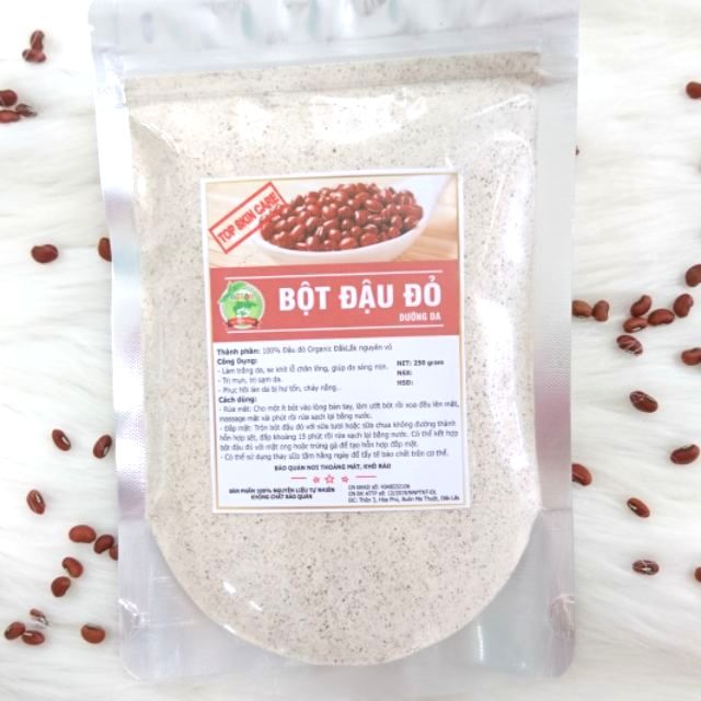 500Gram Bột Đậu Đỏ Handmade Siêu Mịn, Sạch Có atvstp - 250Gram Bột Đậu Đỏ
