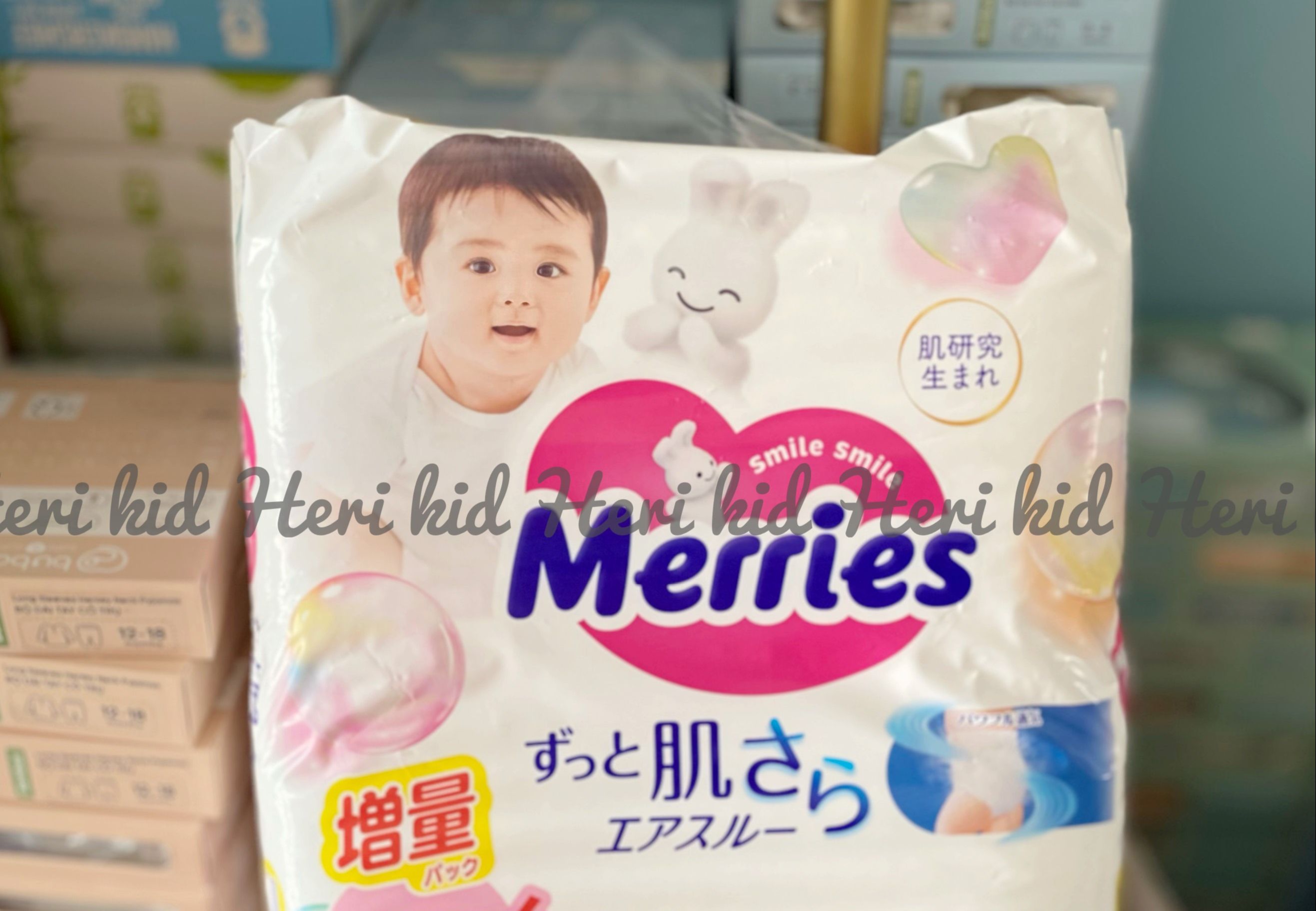 Bỉm MERRIES nội địa Nhật cộng miếng FULL size Newborn, S dán, M dán, M quần, L quần, XL quần, XXL quần