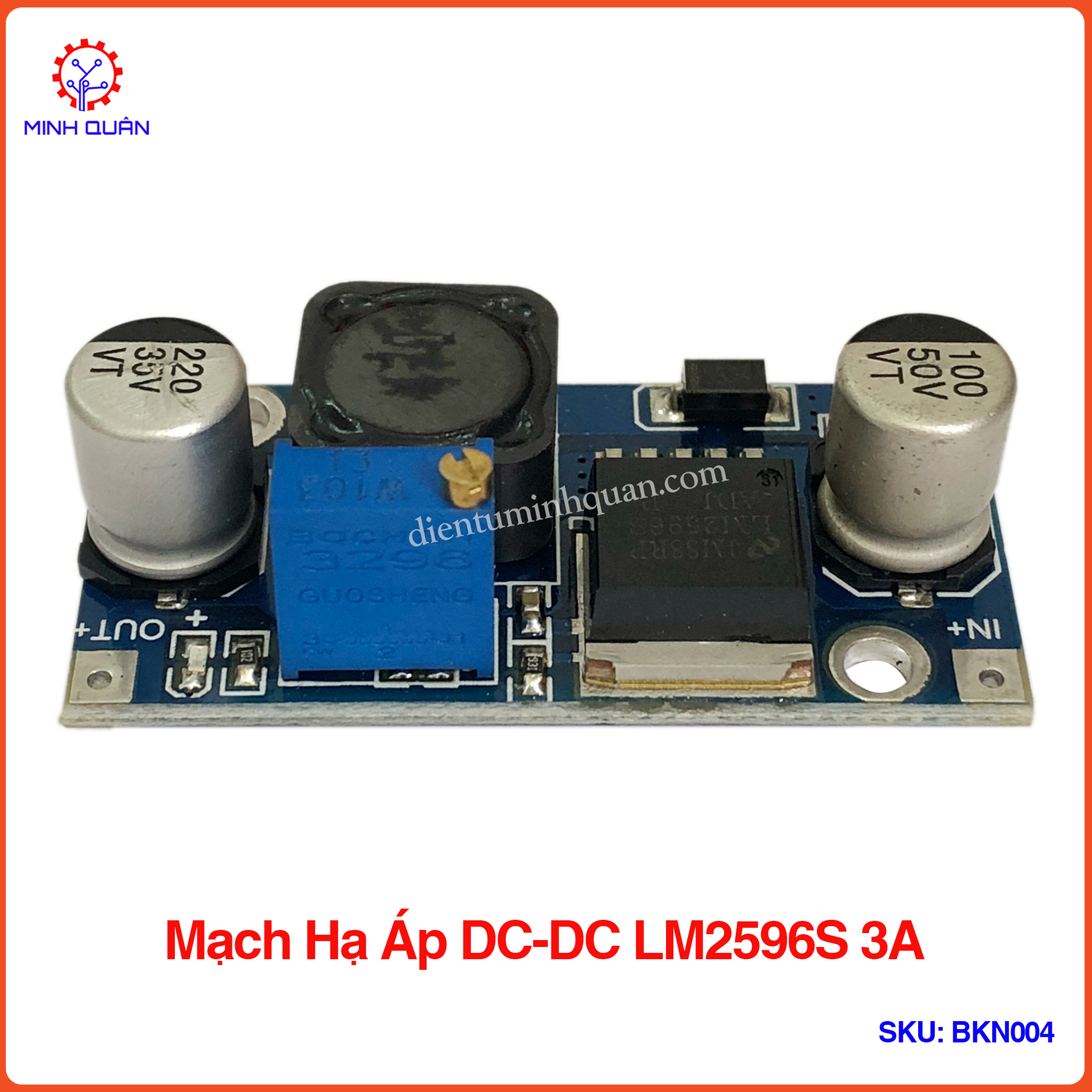 Mạch hạ áp dc-dc lm2596s 3a