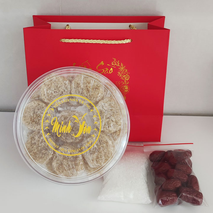Yến vụn hồng viên baby sạch lông nha trang - 50g