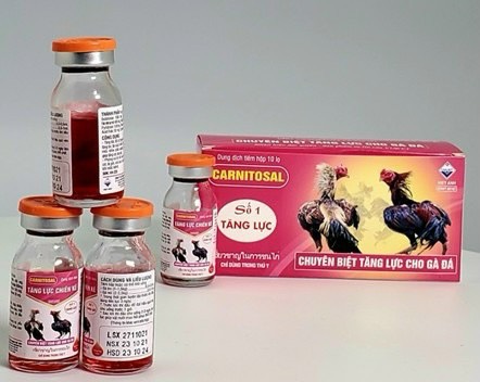 Carnitosal dung dịch tiêm tăng lực số 1 cho gà đá lọ 10ml