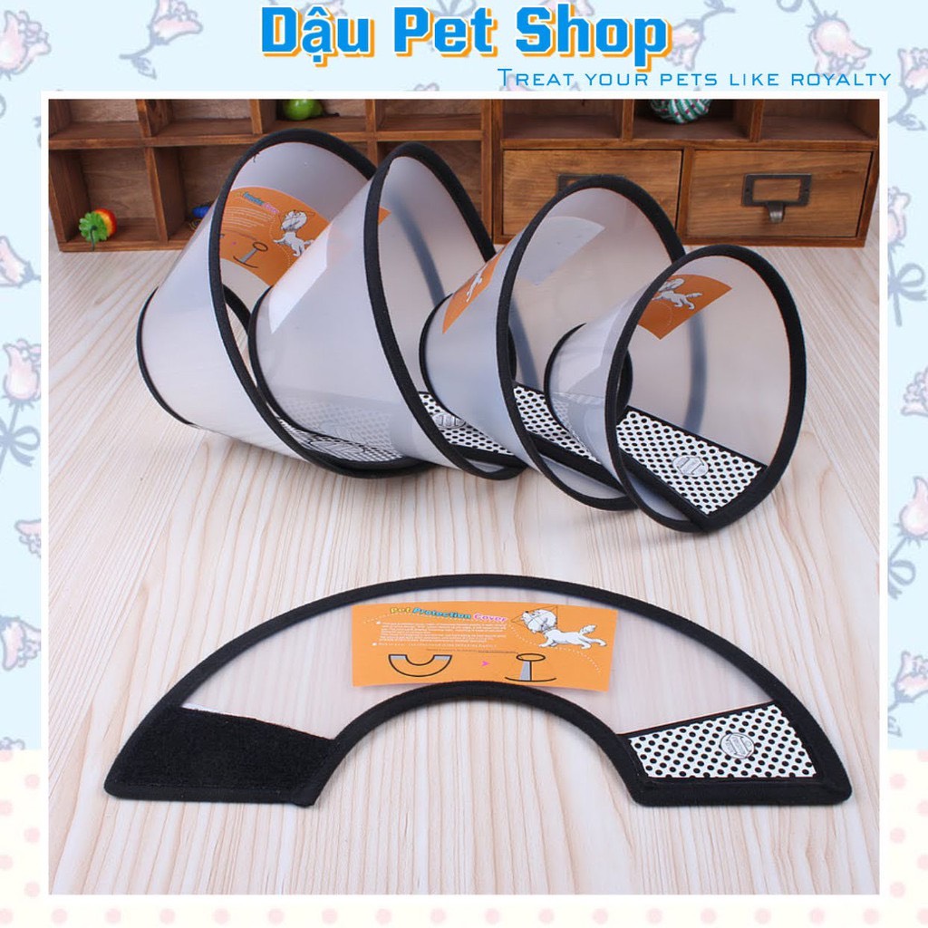 [HCM]Vòng Cổ Elizabeth Chống Liếm Cho Thú Cưng