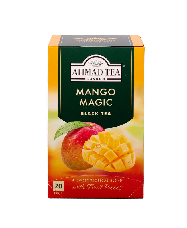 TRÀ AHMAD ANH QUỐC - XOÀI (40g) - Mango Magic - Vua của các loại trái cây nhiệt đới