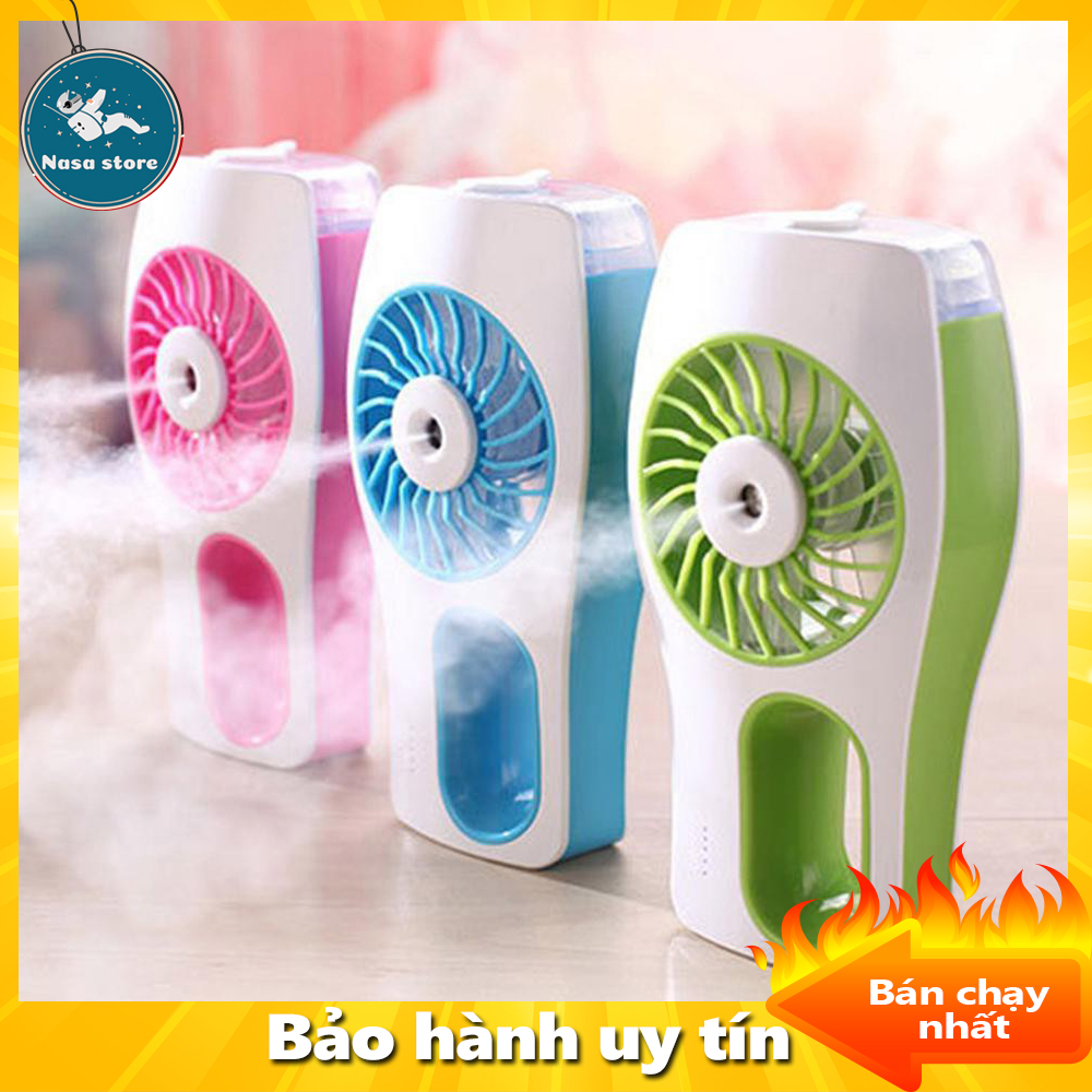 Quạt mini, Quạt phun sương, Quạt phun sương mini cầm tay, quạt phun sương tích điện, hạn chế khô da, giảm nhiệt độ, Nhỏ gọn, Thiết kế đẹp mắt. Sạc pin nhanh, Siêu mát và dễ chịu. Giá cực mềm