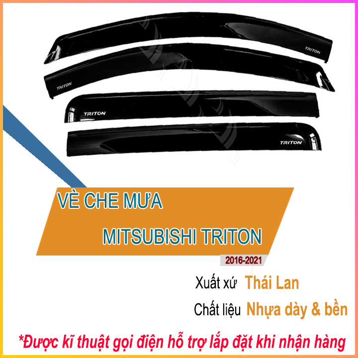 Vè che mưa Triton -đen