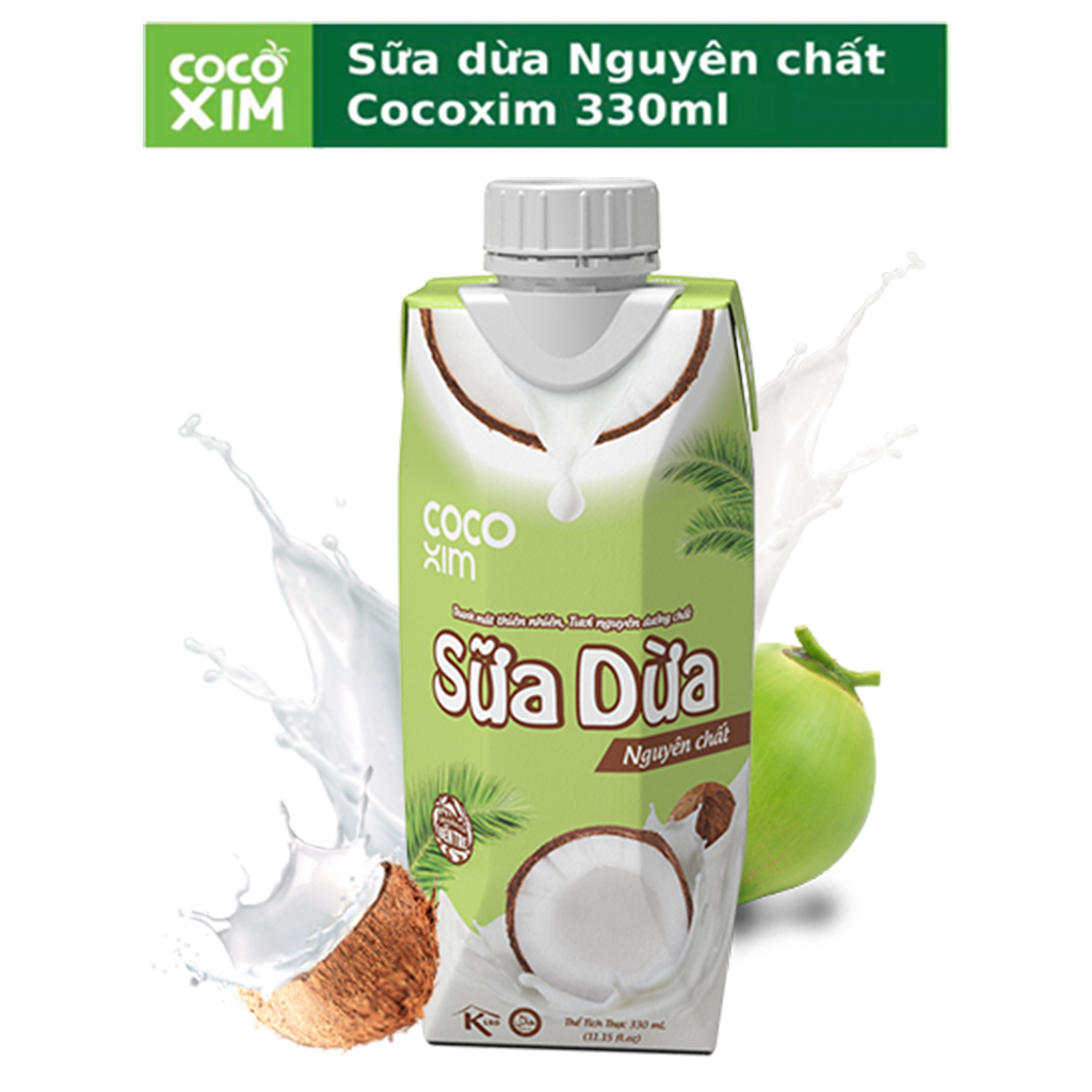 Hộp 330ml Sữa Dừa Nguyên Chất Cocoxim Đóng Hộp-PUPStore
