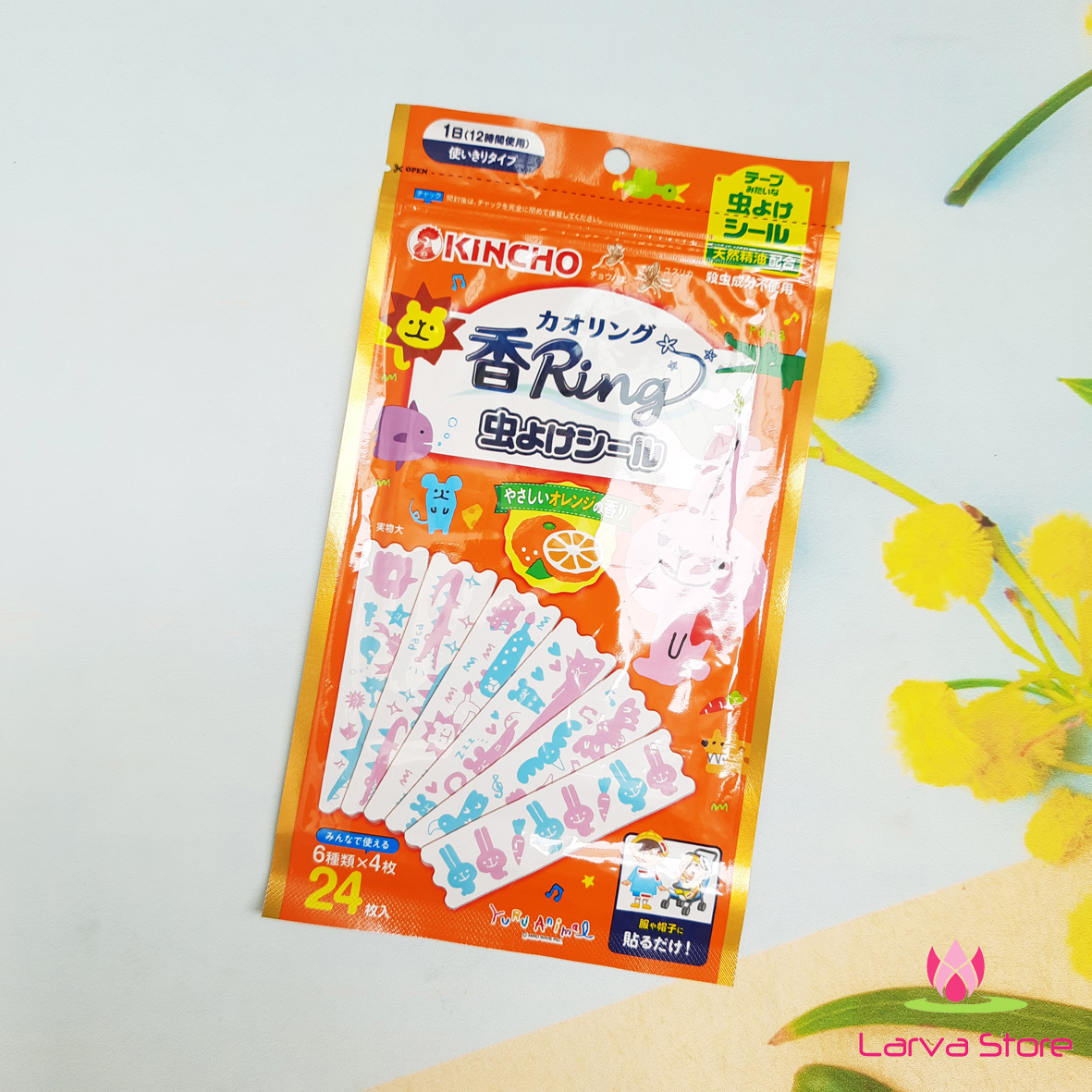 Set 24 miếng dán đuổi muỗi kincho hàng nội địa nhật bản