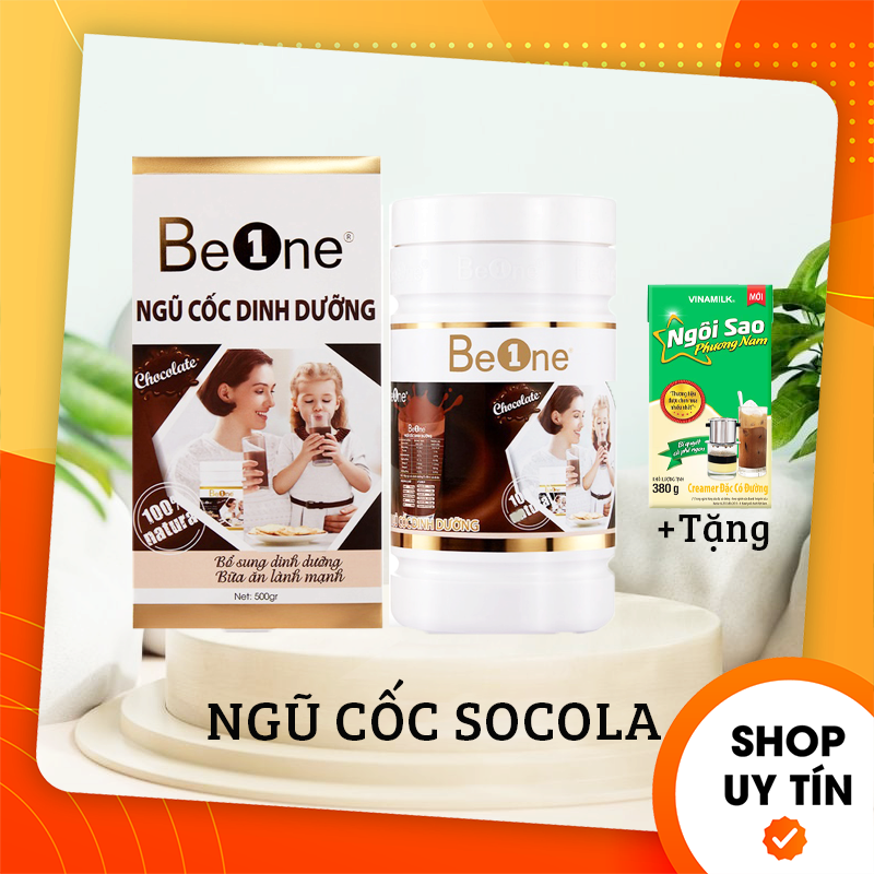 [Tặng 1 sữa đặc] Ngũ Cốc Dinh Dưỡng BE ONE Vị Socola Chính Hãng