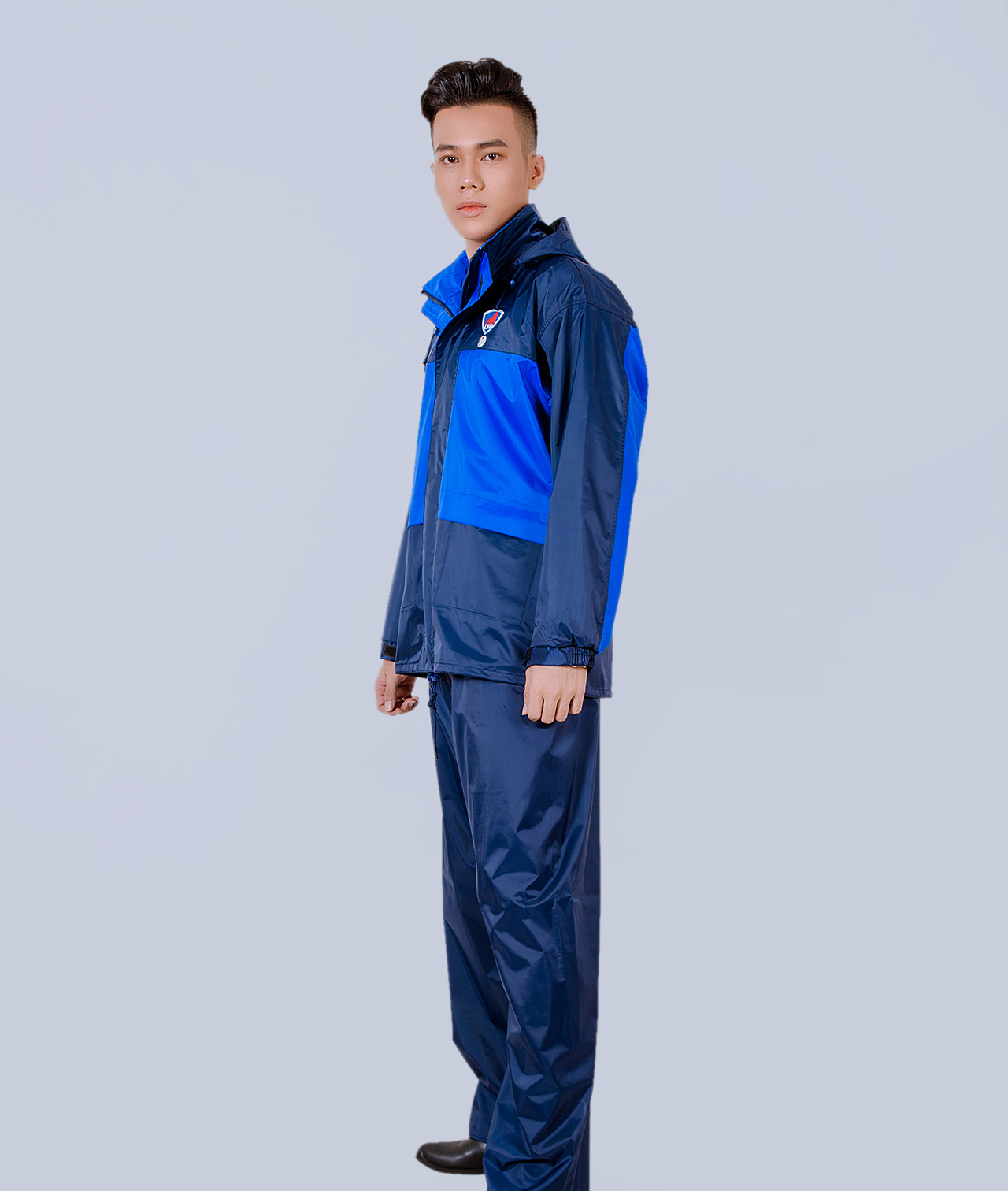[Khuyến mại] Bộ Áo Mưa 2 Lớp LION A6 Vải Dù Cao Cấp Viền Màu, Chống Thấm, Sản phẩm chính hãng