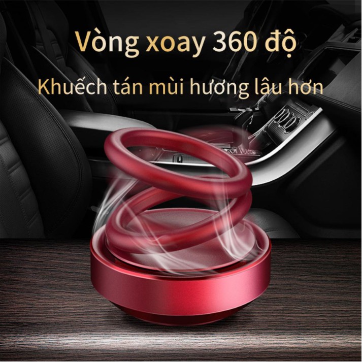 Vòng xoay vô cực - Nước hoa Ô tô -  Sáp thơm khử mùi ô tô - Đồ chơi giảm Stress.