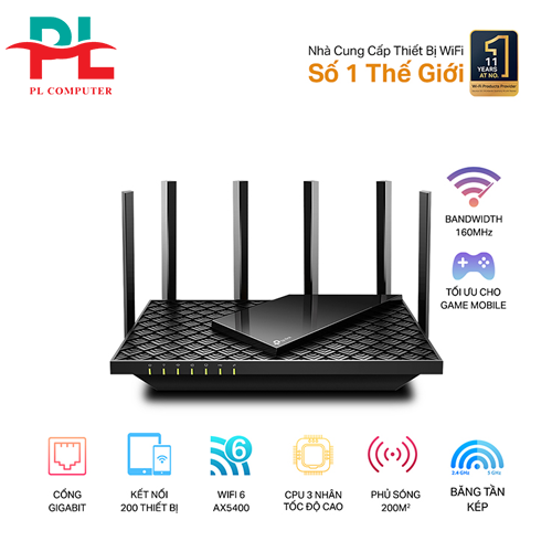 Phát Wifi TPLink Archer AX73 wifi 6 AX5400 - Hàng Chính Hãng