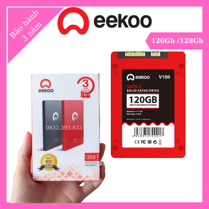 Ổ cứng ssd eekoo 120gb / 128gb chính hãng
