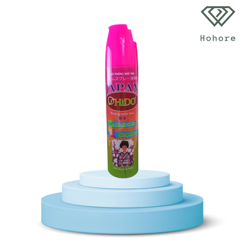 Nước hoa xịt phòng khử mùi oshido nhật bản dung tích 380ml dạng xịt, hương nước hoa thơm dịu nhẹ, lưu hương lau