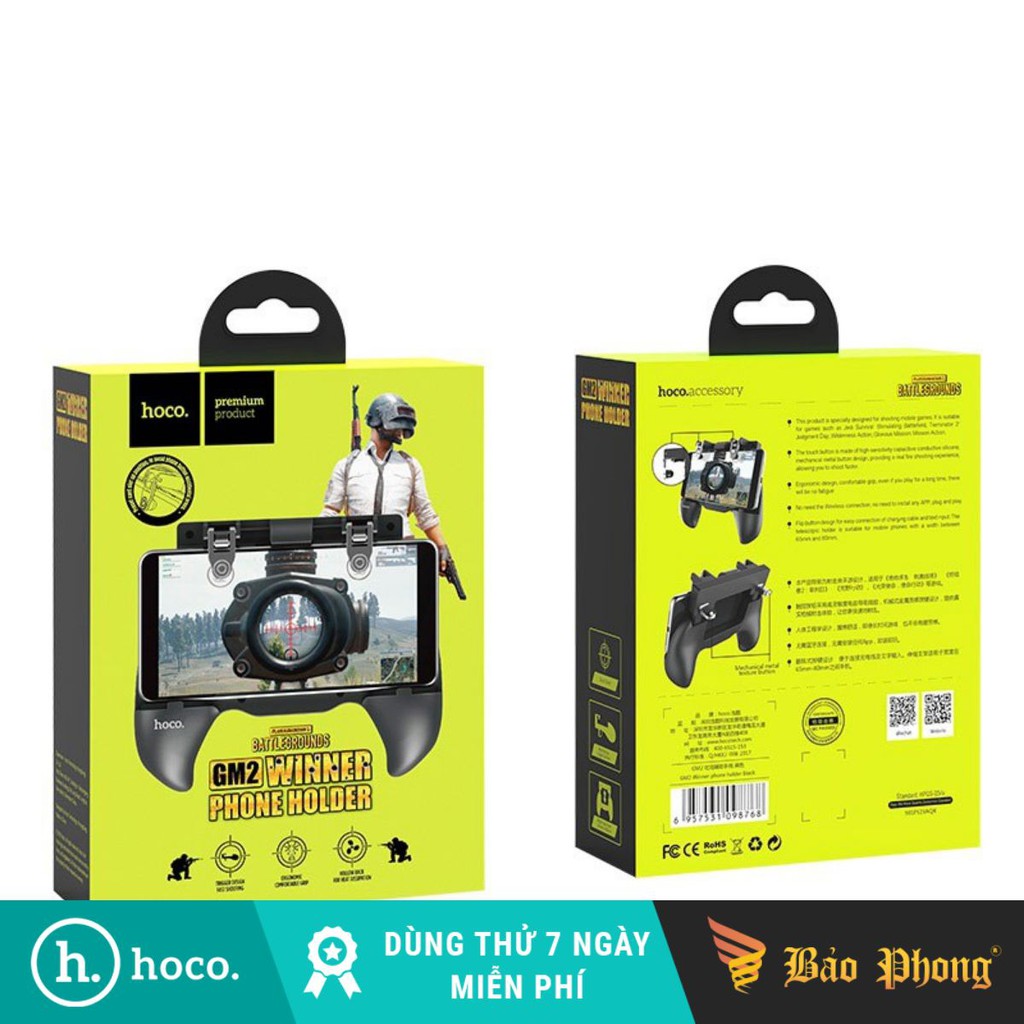 Bộ tay cầm / nút phụ hỗ trợ chơi game pubg hoco gm2