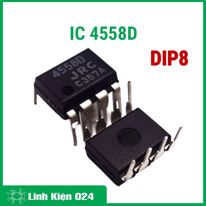 IC so sánh 4558D DIP8 khuếch đại thuật toán