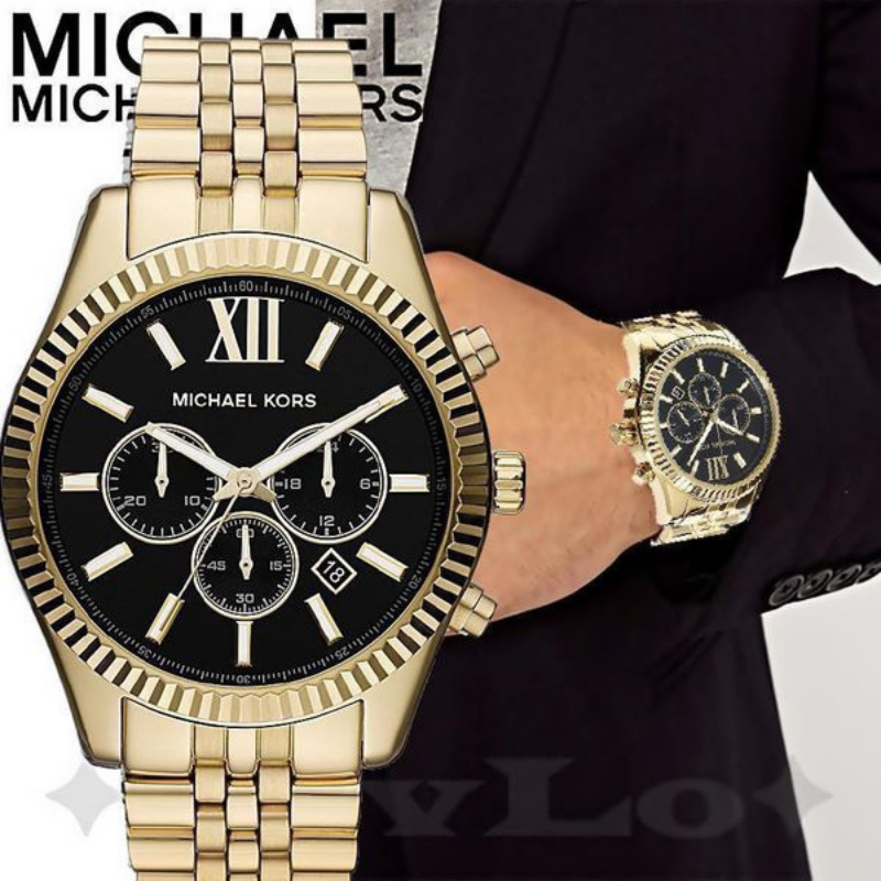Đồng hồ nam dây kim loại Michael Kors MK8286, đồng hồ nam chống nước, đồng hồ nam cao cấp