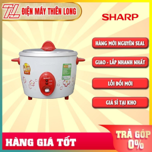 Nồi cơm điện Sharp 1.5 lít KSH-D15V - TRẢ GÓP 0% - GIAO TOÀN QUỐC - NGOÀI HCM TÍNH PHÍ