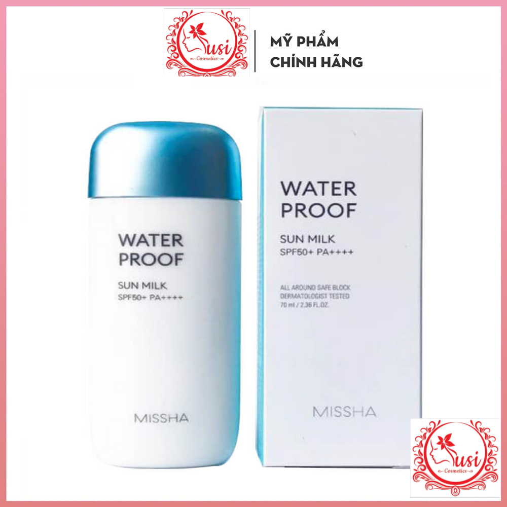 Kem chống nắng missha waterproof sun milk spf50+_70ml