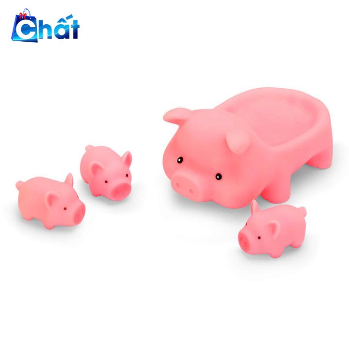 Bộ đồ chơi chút chít đàn heo phát tiếng kêu cho bé