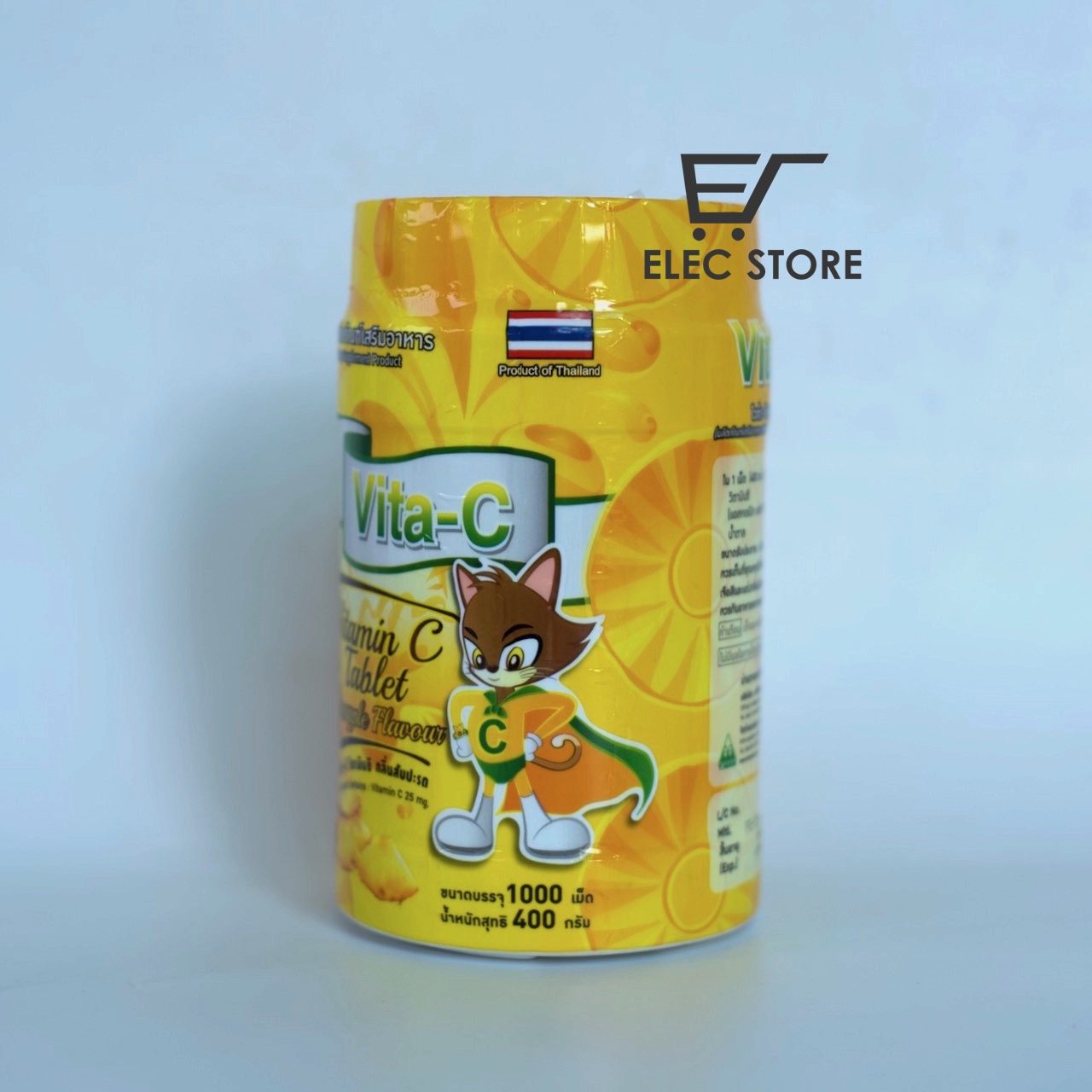 Hộp 1000 viên vitamin c thái lan - vị dứa