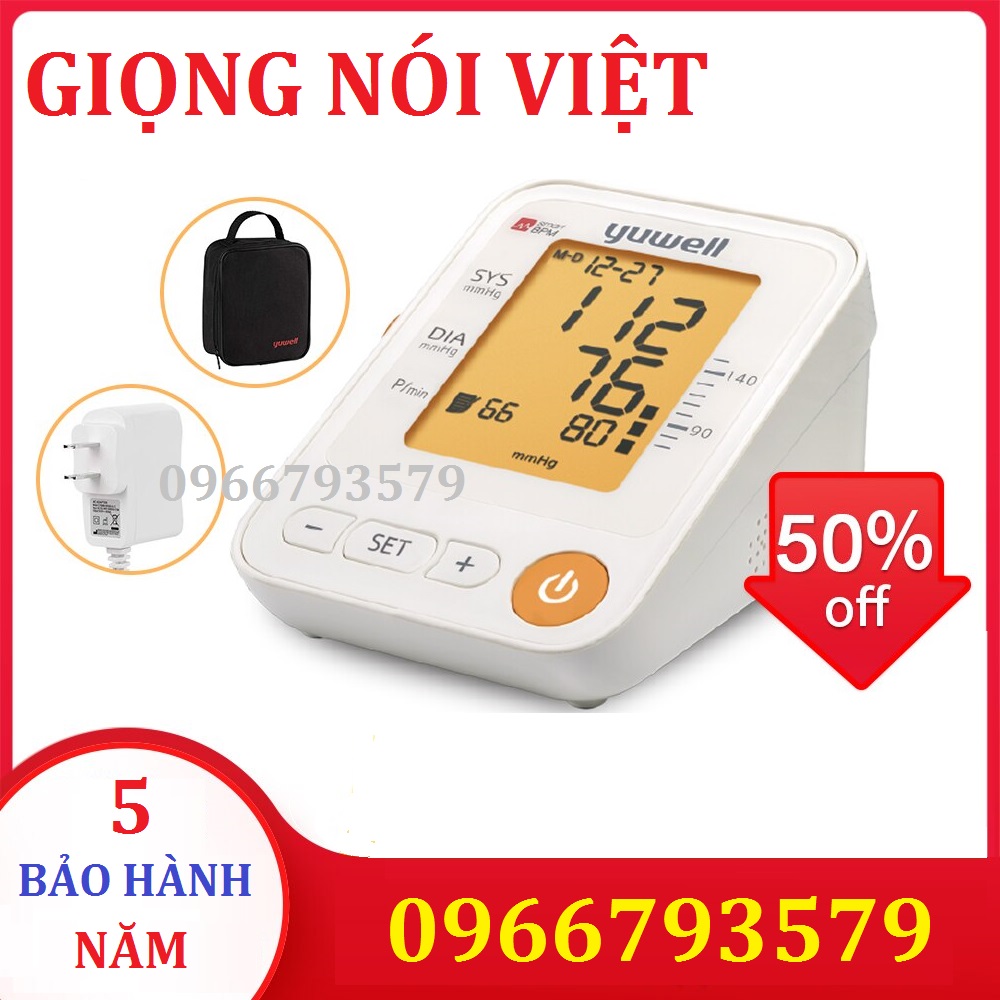 Máy đo huyết áp bắp tay Tặng bộ đổi nguồn