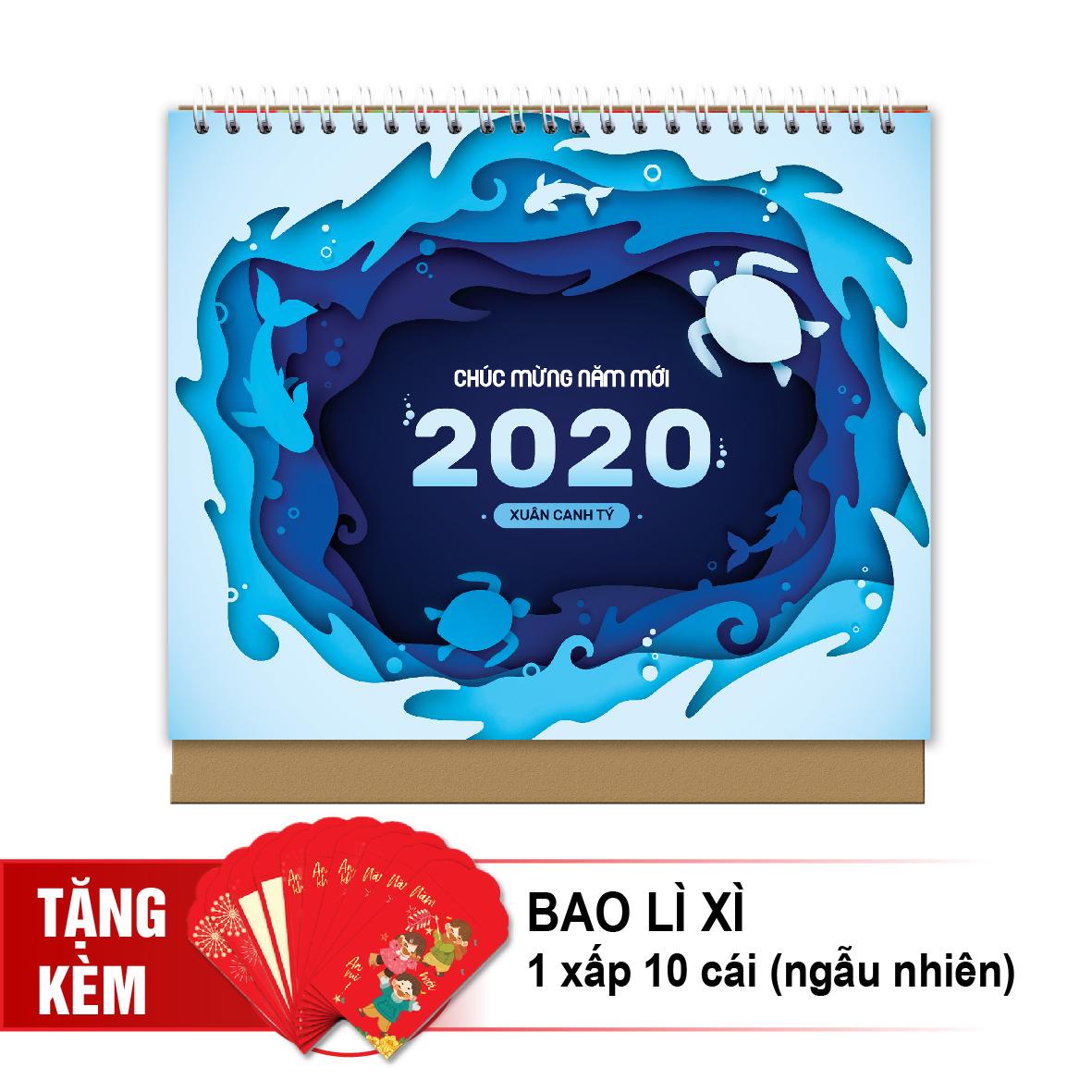 Lịch để bàn 2020_xóm đảo