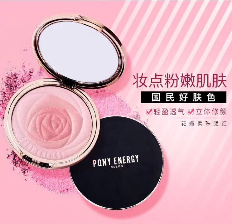 [HCM]Phấn Highlight Bắt Sáng Má Hồng 2in1 Pony Energy Rainbow Rose