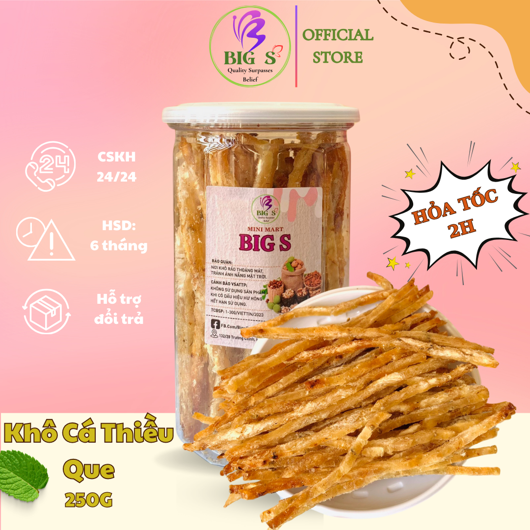 250g khô cá thiều tẩm vị bigs